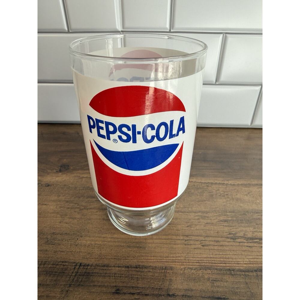 Vintage Pepsi Glass, Late 1970s–1980s Promotional Restaurant Tumbler - Picture 4 of 8